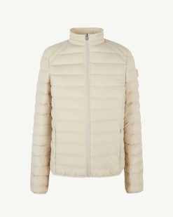 Online Doudoune Legere Stretch Beige Aragon Vetements D'Exterieur