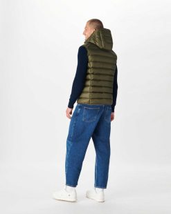 Clearance Doudoune Sans Manches Army Argent Vetements D'Exterieur