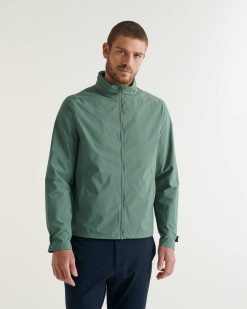 Online Veste Coupe-Vent Legere Origami Vert Celadon Vetements D'Exterieur