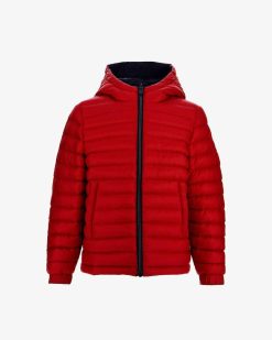 Best Doudoune Reversible Pour Enfant Zurich Bleu Marine/Rouge Vetements D'Exterieur