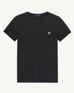 Online T-Shirt Pietro En Coton Biologique Noir Vetements