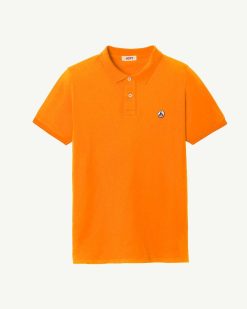 Clearance Polo Tangerine Marbella En Coton Biologique Vetements