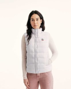 Clearance Gilet D'Hiver Leger Sans Manches Valentine Violet Pale Vetements D'Exterieur