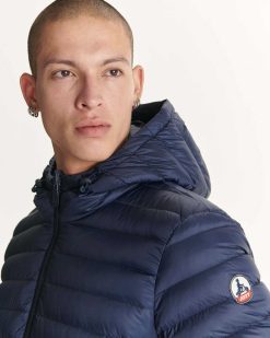 Best Doudoune Legere Reversible Bleu Marine Amsterdam Vetements D'Exterieur