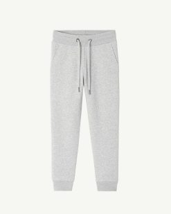 Clearance Pantalon De Jogging En Coton Biologique Pour Enfants Arica Gris Melange Vetements