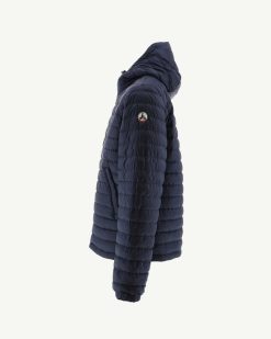 Best Doudoune A Capuche Reversible Bleu Marine Bergen Vetements D'Exterieur