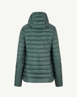 Clearance Doudoune Legere A Capuche Cloe Vert Celadon Vetements D'Exterieur