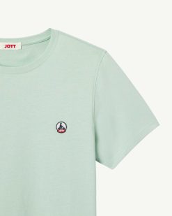 Hot T-Shirt En Coton Biologique Pietro A La Menthe Poivree Vetements