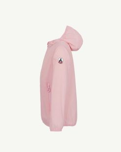 Best Veste Impermeable Pliable Arran Pour Enfant Rose Peche Vetements D'Exterieur