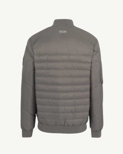 Online Blouson Aviateur Rhona Taupe Jott X Palladium Vetements D'Exterieur