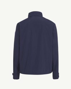 Online Veste Coupe-Vent Legere Origami Marine Vetements D'Exterieur