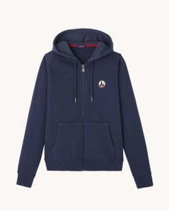 Clearance Sweat A Capuche Oaxaca Bleu Marine Vetements