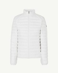 Online Doudoune Legere Blanche Mat Vetements D'Exterieur