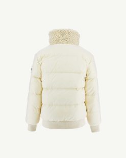 New Doudoune Reversible Grand Froid Pour Enfant Natural Vali 2.0 Sherpa Vetements D'Exterieur