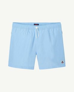 Hot Short De Bain Biarritz Bleu Doux Vetements