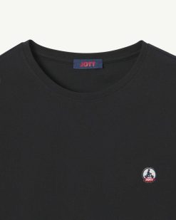 Online T-Shirt Pietro En Coton Biologique Noir Vetements