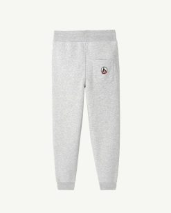 Clearance Pantalon De Jogging En Coton Biologique Pour Enfants Arica Gris Melange Vetements