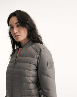 Online Blouson Aviateur Rhona Taupe Jott X Palladium Vetements D'Exterieur