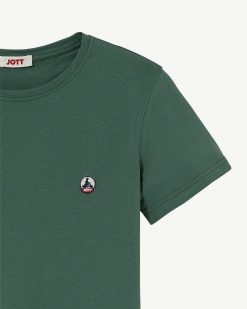 Hot T-Shirt Pietro En Coton Biologique Vert Celadon Vetements