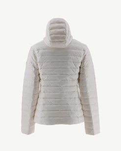 New Doudoune Legere A Capuche Blanc Cloe Vetements D'Exterieur