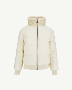 New Doudoune Reversible Grand Froid Pour Enfant Natural Vali 2.0 Sherpa Vetements D'Exterieur