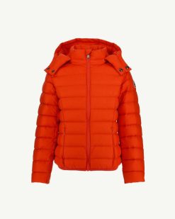 Online Veste Matelassee A Capuche Grand Froid Pour Enfant Dark Orange Gold 2.0 Vetements D'Exterieur