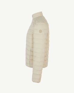 Online Doudoune Legere Stretch Beige Aragon Vetements D'Exterieur