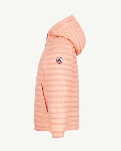 Hot Veste D'Hiver Reversible A Capuche Pour Enfant Kyoto 2.0 Ultralight Army/Blush Vetements D'Exterieur