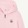 Hot Sweat-Shirt A Capuche En Coton Biologique Pour Enfants Tijuana Rose Peche Vetements