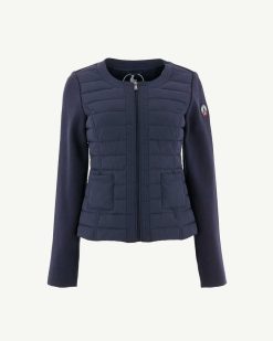 New Bleu Marine - Doudoune Legere Bi-Tissu Almeria Vetements D'Exterieur