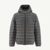 Best Doudoune A Capuche Anthracite Hugo Vetements D'Exterieur