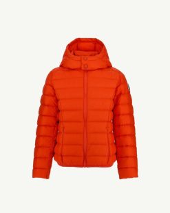 Online Veste Matelassee A Capuche Grand Froid Pour Enfant Dark Orange Gold 2.0 Vetements D'Exterieur