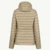 Wholesale Doudoune Legere A Capuche Beige Cloe Vetements D'Exterieur