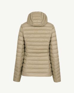 Wholesale Doudoune Legere A Capuche Beige Cloe Vetements D'Exterieur