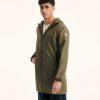 Online Veste Impermeable Longue Doublee Polaire Oban Army Vetements D'Exterieur