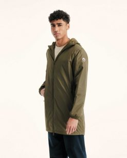 Online Veste Impermeable Longue Doublee Polaire Oban Army Vetements D'Exterieur