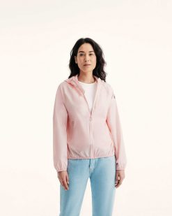 Best Veste Impermeable Pliable Feroe Rose Peche Vetements D'Exterieur