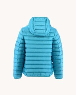 Wholesale Veste A Capuche Legere Bleu Ciel Hugo Kid'S Puffer Vetements D'Exterieur