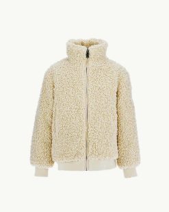 New Doudoune Reversible Grand Froid Pour Enfant Natural Vali 2.0 Sherpa Vetements D'Exterieur