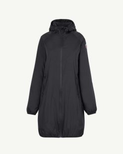 Wholesale Veste Impermeable Longue Doublee Polaire Glendale Noir Vetements D'Exterieur