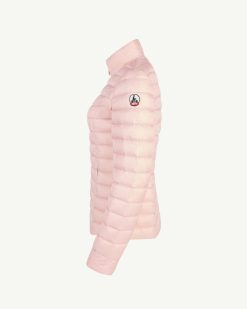 New Doudoune Legere Cha Rose Peche Vetements D'Exterieur