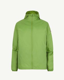 Clearance Veste Impermeable Pliable Derry Vert Fougere Vetements D'Exterieur