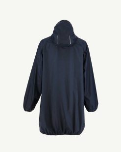 Online Veste Longue A Capuche Bleu Marine Copenhagen Vetements D'Exterieur