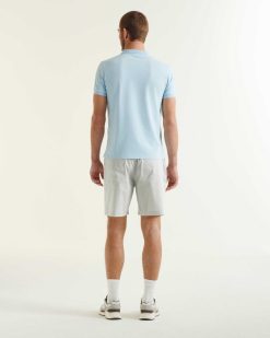 Hot Polo En Coton Biologique Marbella Bleu Ciel Vetements