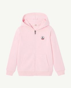 Hot Sweat-Shirt A Capuche En Coton Biologique Pour Enfants Tijuana Rose Peche Vetements