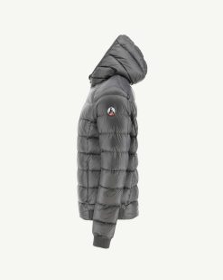 Online Doudoune A Capuche Anthracite Nat Vetements D'Exterieur