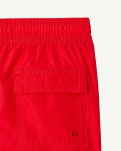 New Short De Bain Enfant Cassis Rouge Feu Vetements