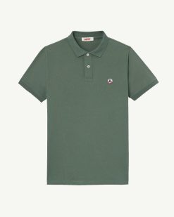 Hot Polo Marbella Vert Celadon En Coton Bio Vetements