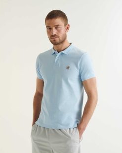 Hot Polo En Coton Biologique Marbella Bleu Ciel Vetements