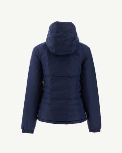 Online Doudoune Reversible A Capuche Bleu Marine Vienne Vetements D'Exterieur